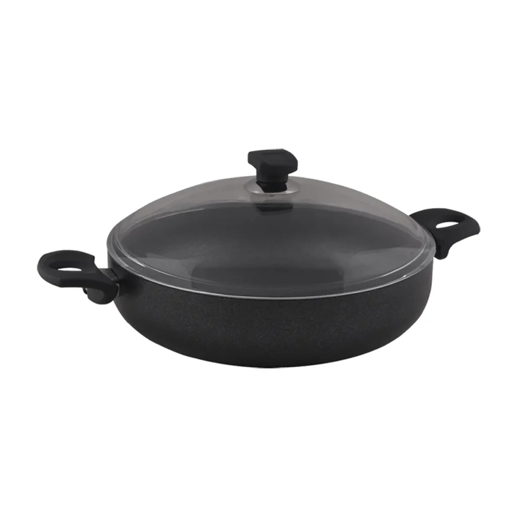 قابلمه کوتاه نچسب 30*7.5 سانتی متر 4.3 لیتر مشکی منچستر ریوالد 6504130-0411 | رابیما