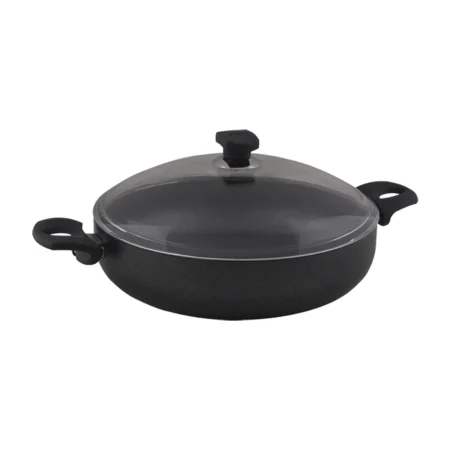 قابلمه کوتاه نچسب 30*7.5 سانتی متر 4.3 لیتر مشکی منچستر ریوالد 6504130-0411 | رابیما