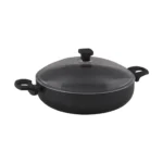 قابلمه کوتاه نچسب 32*8 سانتی متر 5.3 لیتر مشکی منچستر ریوالد 6504132-0411 | رابیما