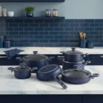 سرویس قابلمه 11 پارچه گرانیت آبی نفتی یورک ریوالد 6501111-0116 | رابیما