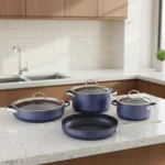 سرویس قابلمه 7 پارچه گرانیت آبی لینیا کرکماز 2619-1 | رابیما