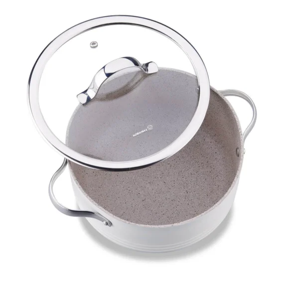 سرویس قابلمه 7 پارچه گرانیت وانیلی لینیا کرکماز 2619-2 | رابیما