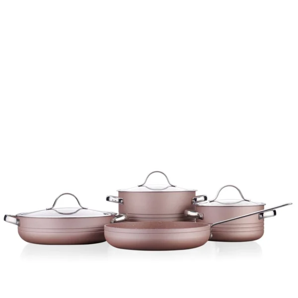 سرویس قابلمه 7 پارچه گرانیت رزگلد لینیا کرکماز 2619 | رابیما