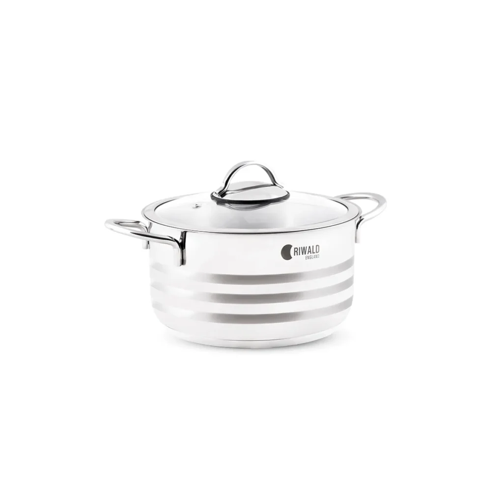 قابلمه 20*11.5 سانتی متر 3.15 لیتر استیل براق لیورپول ریوالد 6803220-1022 | رابیما