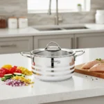 قابلمه 20*11.5 سانتی متر 3.15 لیتر استیل براق لیورپول ریوالد 6803220-1022 | رابیما