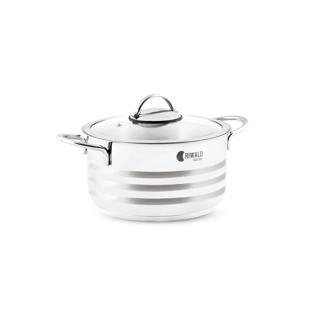 قابلمه 22*12 سانتی متر 4.8 لیتر استیل براق لیورپول ریوالد 6803222-1022 | رابیما