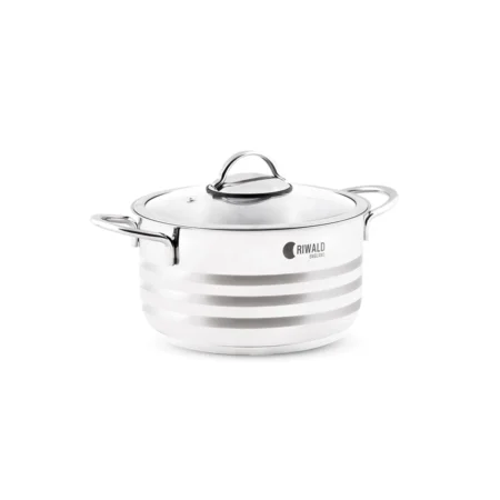 قابلمه 22*12 سانتی متر 4.8 لیتر استیل براق لیورپول ریوالد 6803222-1022 | رابیما