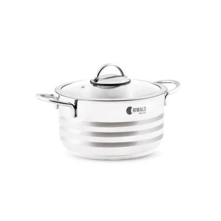 قابلمه 24*12.8 سانتی متر 5.25 لیتر استیل براق لیورپول ریوالد 6803224-1022 | رابیما