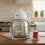 سماور روگازی 1.0 + 4.8 لیتر استیل مات لیورپول ریوالد 6818125-1020 | رابیما