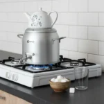 سماور روگازی 1.0 + 5.8 لیتر استیل مات لیورپول ریوالد 6818156-1020 | رابیما