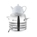 سماور روگازی 1.0 + 4.8 لیتر استیل براق لیورپول ریوالد 6818165-1022 | رابیما