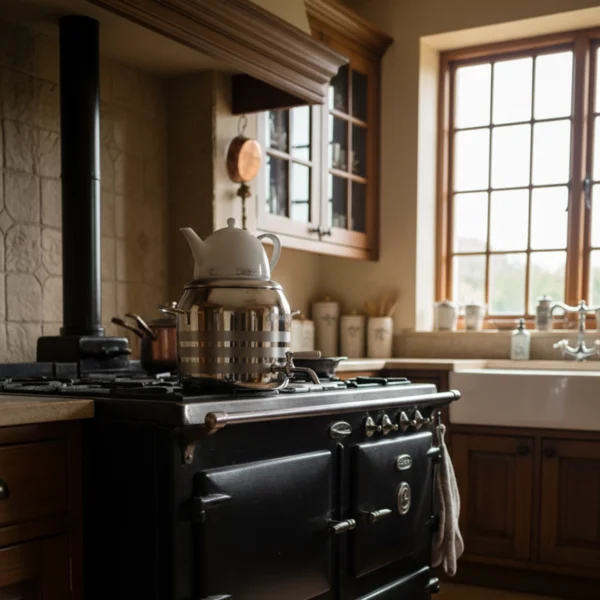 سماور روگازی 1.0 + 4.8 لیتر استیل براق لیورپول ریوالد 6818165-1022 | رابیما