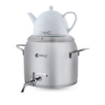 سماور روگازی 1.0 + 5.8 لیتر استیل مات لیورپول ریوالد 6818166-1020 | رابیما