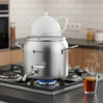 سماور روگازی 1.0 + 5.8 لیتر استیل مات لیورپول ریوالد 6818166-1020 | رابیما