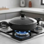 قابلمه کوتاه نچسب 20*5.5 سانتی متر مشکی منچستر ریوالد 6504120-0411 | رابیما