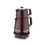 چای ساز اتوماتیک برقی 2000 وات 1.2 + 1.7 لیتر قهوه ای دمیکس کرکماز 332-07 | رابیما