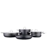 سرویس قابلمه 7 پارچه گرانیت مشکی دوریا کرکماز 2960 | رابیما