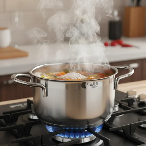 قابلمه 16*10 سانتی متر 1.75 لیتر استیل مات لیورپول ریوالد 6803216-1023 | رابیما