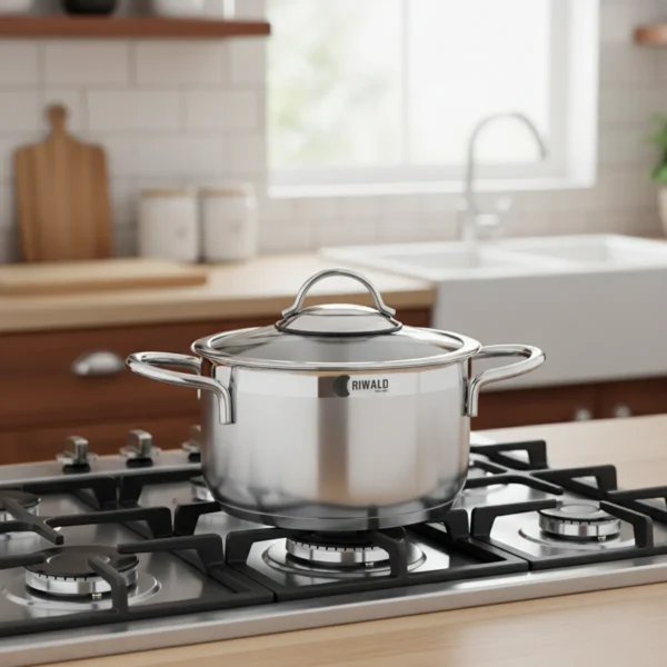 قابلمه 20*11.5 سانتی متر 3.15 لیتر استیل مات لیورپول ریوالد 6803220-1023 | رابیما