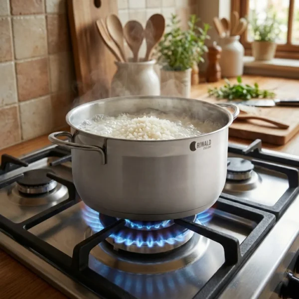 قابلمه 26*13.5 سانتی متر 6.3 لیتر استیل مات لیورپول ریوالد 6803226-1023 | رابیما