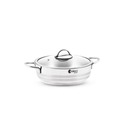 قابلمه کوتاه 28*8.5 سانتی متر 3.9 لیتر استیل براق لیورپول ریوالد 6804228-1022 | رابیما