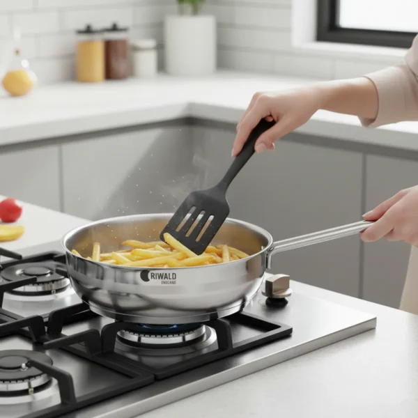 تابه 24*7.8 سانتی متر 2.75 لیتر استیل براق لیورپول ریوالد 6805024-1022 | رابیما