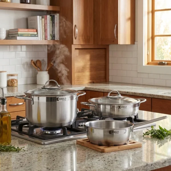 تابه 26*8.2 سانتی متر 3.25 لیتر استیل مات لیورپول ریوالد 6805026-1023 | رابیما