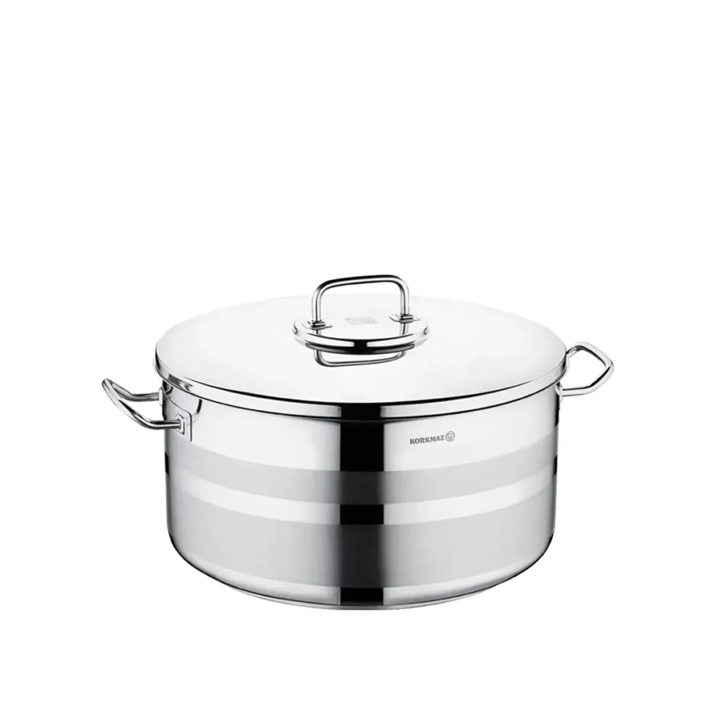 قابلمه 36*21 سانتی متر 20.75 لیتر استیل براق آسترا 2 کرکماز 2030 | رابیما