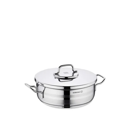 قابلمه کوتاه 24*8 سانتی متر 3.5 لیتر استیل براق آسترا ۲ کرکماز 2034 | رابیما