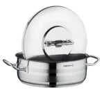 قابلمه کوتاه 32*13 سانتی متر 10.25 لیتر استیل براق آسترا ۲ کرکماز 2038 | رابیما