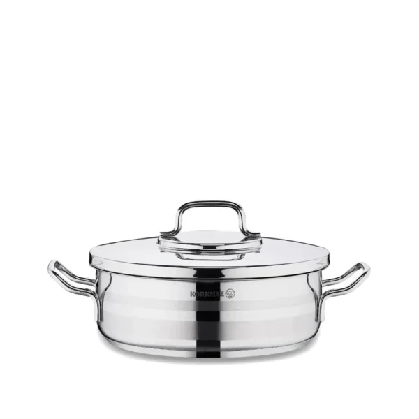 قابلمه کوتاه 32*9 سانتی متر 7.0 لیتر استیل براق آسترا ۲ کرکماز 2041 | رابیما