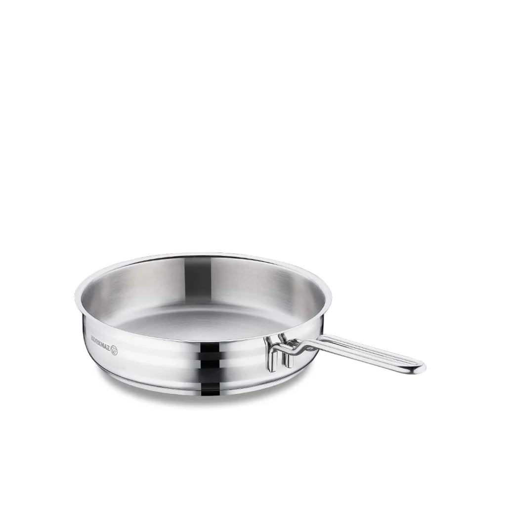 تابه 20*5 سانتی متر 1.5 لیتر استیل براق آسترا ۲ کرکماز 2042 | رابیما