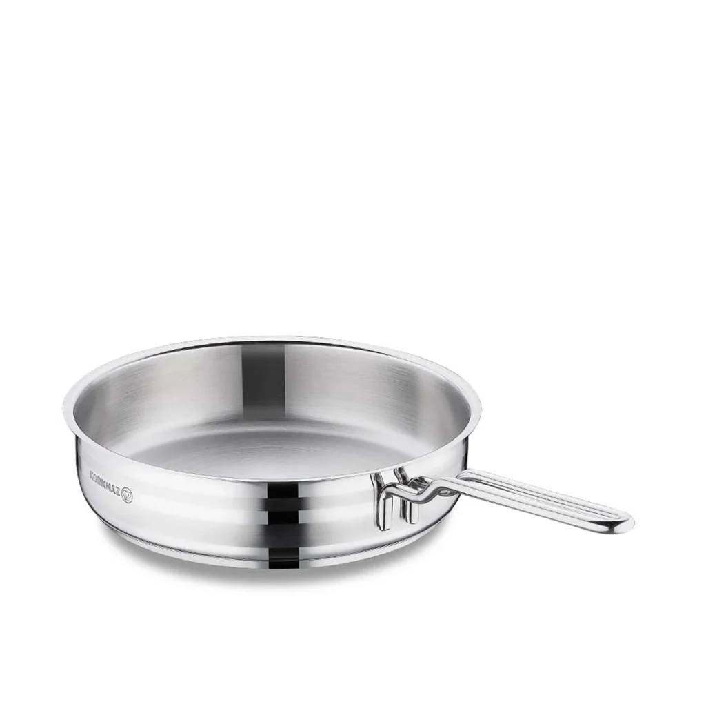 تابه 26*6.5 سانتی متر 3.3 لیتر استیل براق آسترا 2 کرکماز 2044 | رابیما