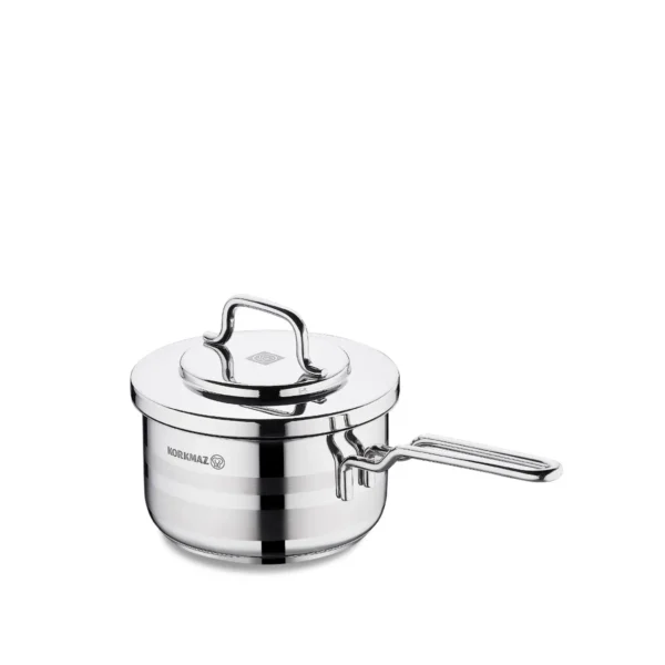 روغن داغ کن درب دار 16*9 سانتی متر 1.8 لیتر استیل براق آسترا 2 کرکماز 2047 | رابیما