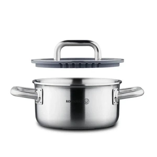 سرویس قابلمه 8 پارچه استیل مات آئورا کرکماز 2794 | رابیما