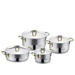 سرویس قابلمه 8 پارچه استیل براق ارنا کرکماز 1963-2 | رابیما