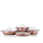 سرویس قابلمه 7 پارچه گرانیت موکایی لینیا کرکماز 2619-6 | رابیما