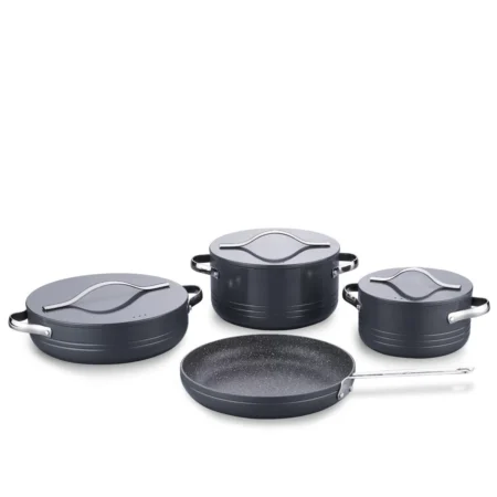 سرویس قابلمه 7 پارچه گرانیت نوک مدادی لینیا پلاس کرکماز 2620-2 | رابیما