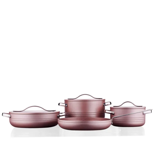 سرویس قابلمه 7 پارچه گرانیت رزگلد لینیا پلاس کرکماز 2620 | رابیما