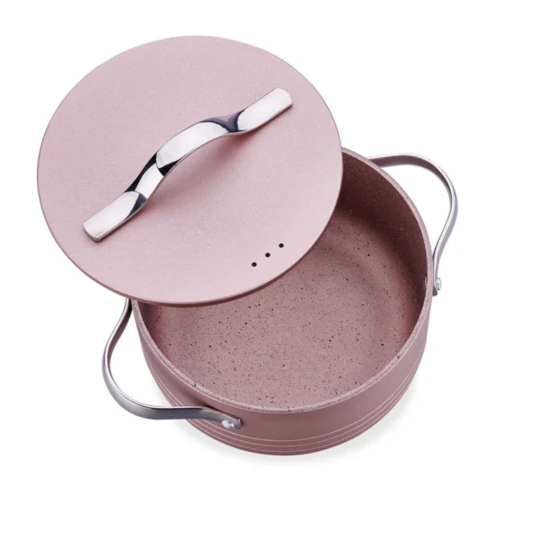 سرویس قابلمه 7 پارچه گرانیت رزگلد لینیا پلاس کرکماز 2620 | رابیما