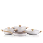 سرویس قابلمه 7 پارچه سرامیک وانیلی میا کرکماز 3851-1 | رابیما