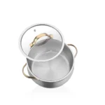 سرویس قابلمه 8 پارچه استیل براق سامارا کرکماز 1964-1 | رابیما