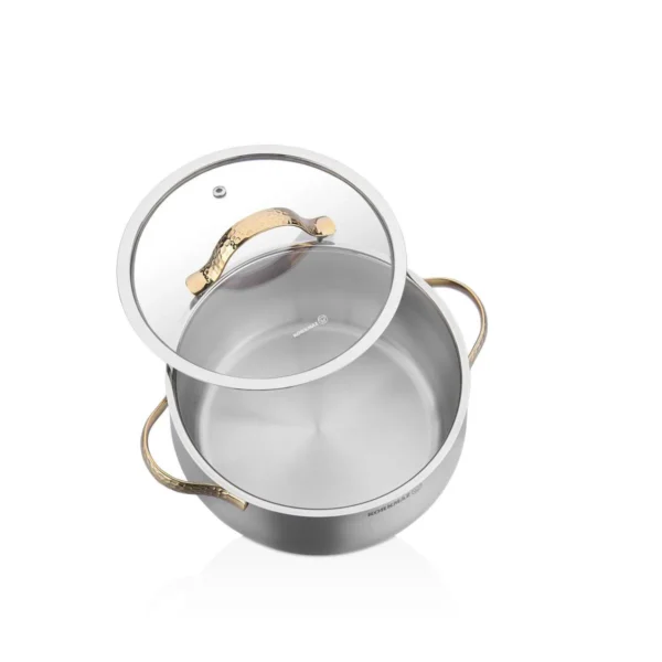 سرویس قابلمه 8 پارچه استیل براق سامارا کرکماز 1964-1 | رابیما