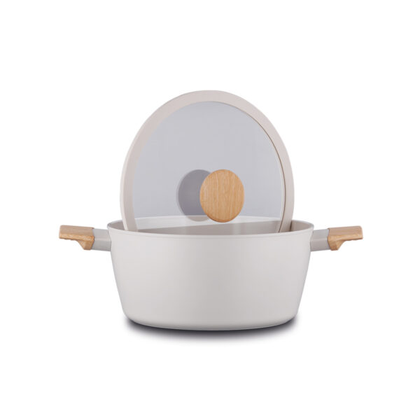 سرویس قابلمه 7 پارچه سرامیک وانیلی سراویتا کرکماز 2793 | رابیما