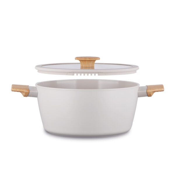 سرویس قابلمه 7 پارچه سرامیک وانیلی سراویتا کرکماز 2793 | رابیما