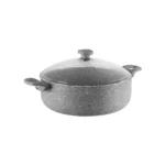 نیم قابلمه نچسب 26*8 سانتی متر 3.2 لیتر طوسی یورک ریوالد 6506126-0114 | رابیما