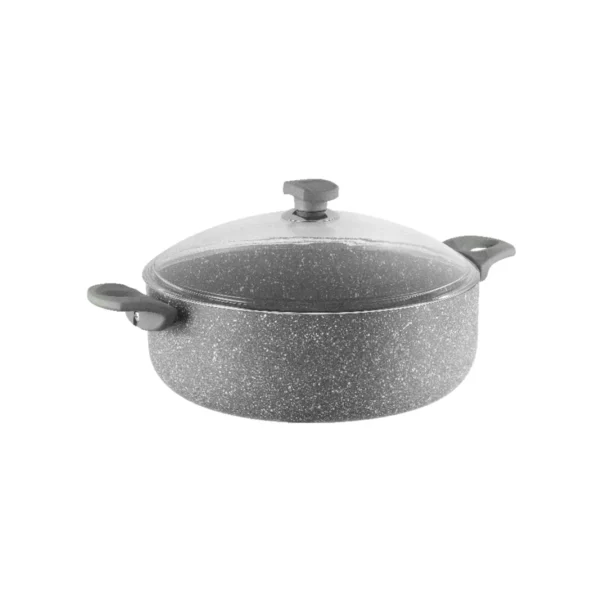 نیم قابلمه نچسب 26*8 سانتی متر 3.2 لیتر طوسی یورک ریوالد 6506126-0114 | رابیما