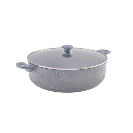 قابلمه کوتاه نچسب 36*10 سانتی متر 7 لیتر طوسی یورک ریوالد 6504236-0114 | رابیما