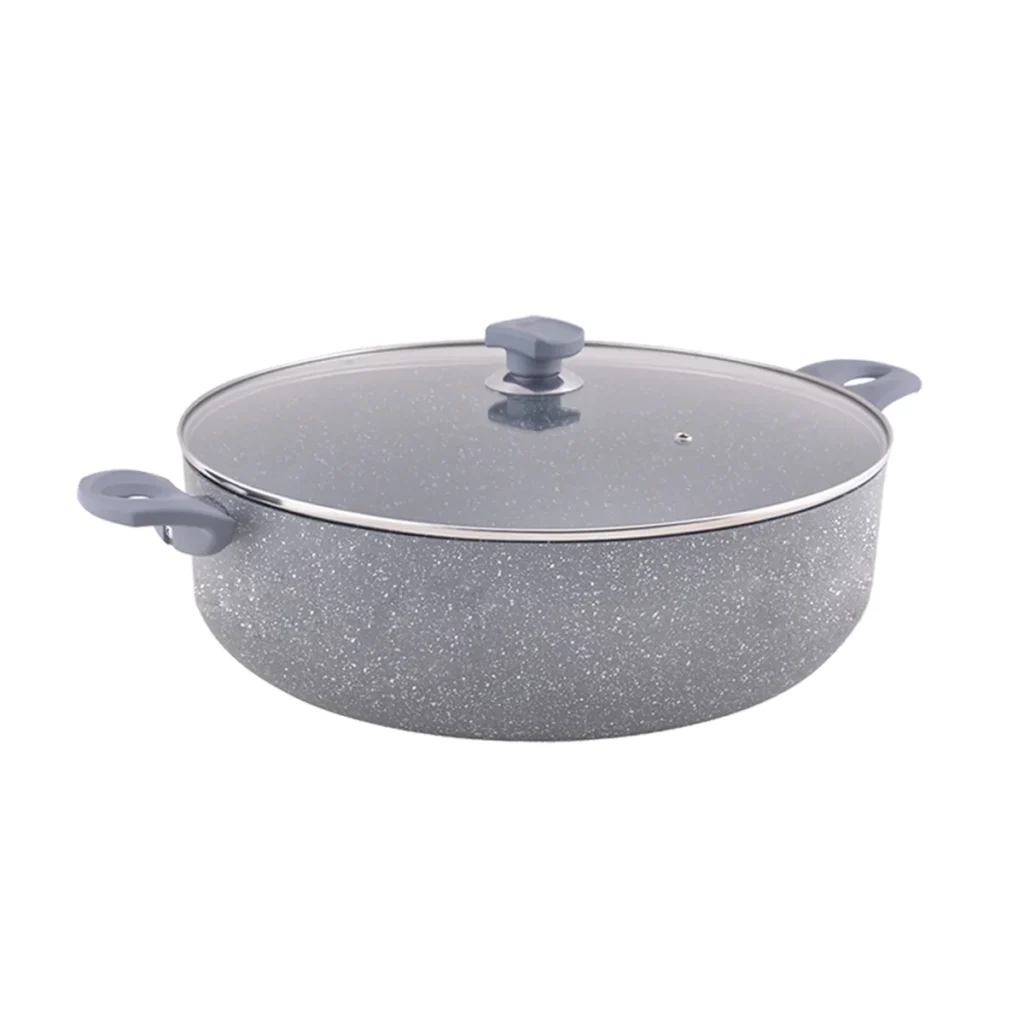 قابلمه کوتاه نچسب 40*10 سانتی متر 9 لیتر طوسی یورک ریوالد 6504240-0114 | رابیما